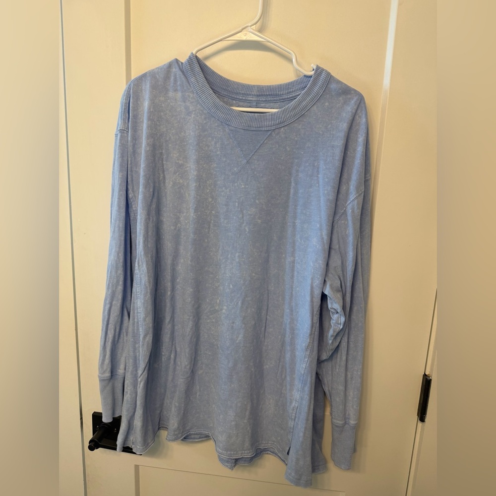 Aerie - Long Sleeve Top Light Blue
